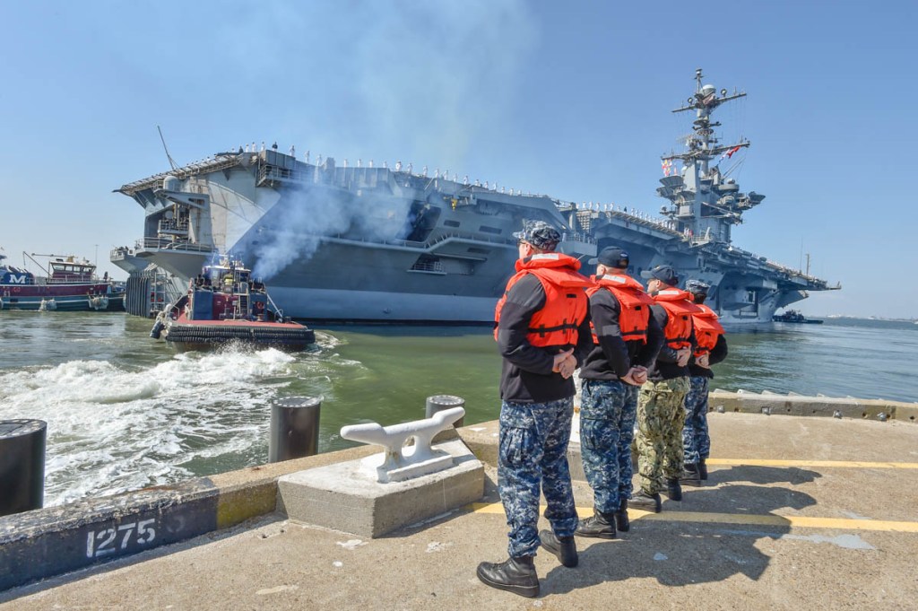 Truman Strike Group departs Norfolk, destined for 5th and 6th Fleets