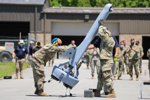 Vertical lift drones brigades are assessing fly quieter with more survivability, soldiers say