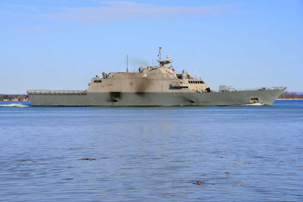 Free of ice and Montreal, LCS USS Little Rock heads home