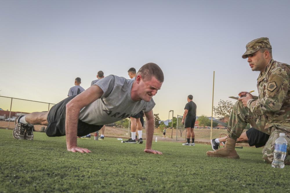 Note to fitness test-takers: Pushups aren’t a volume business