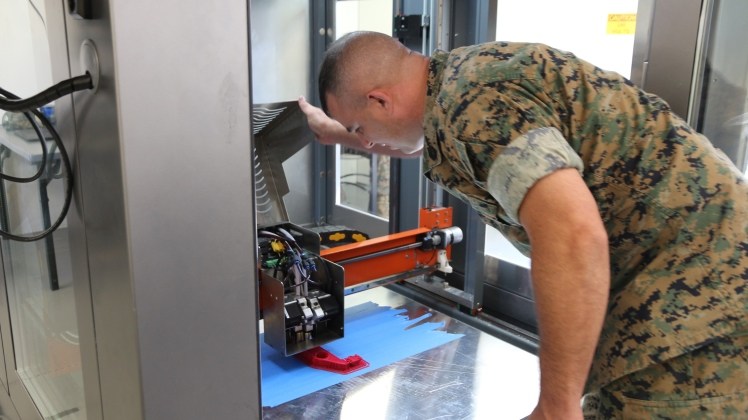 Marine Corps looks to 3-D printing to make spare parts downrange