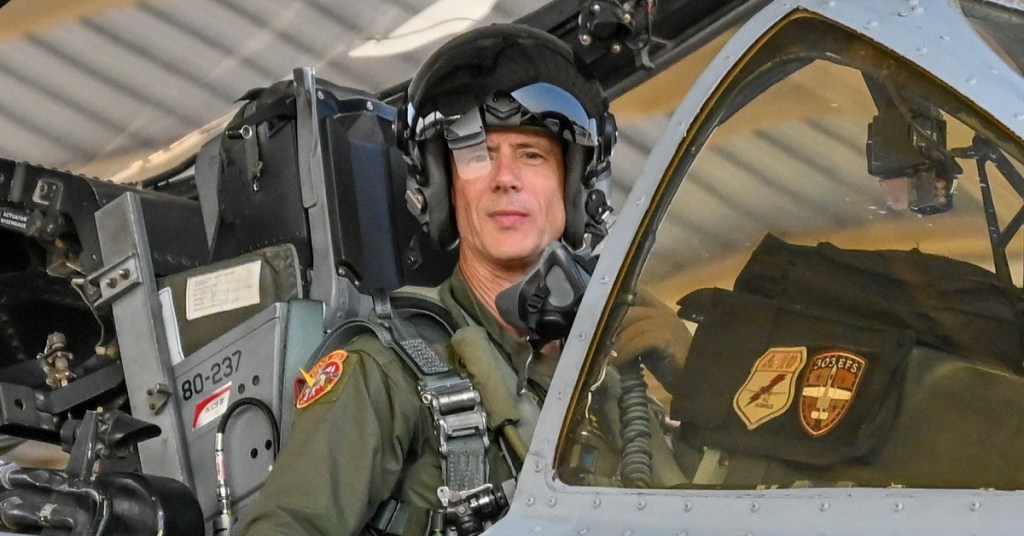 Meet Lt. Col. John Marks, the airman with the most time in the A-10C ‘Warthog’