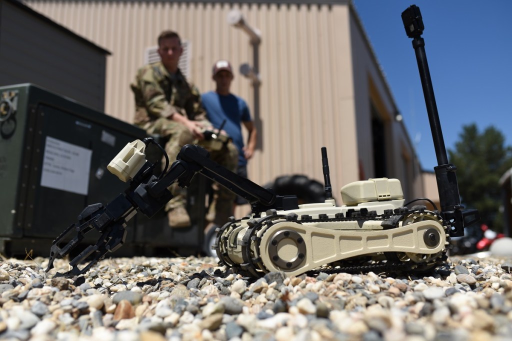 Here’s what a carpet-cleaning robot could do for a bombed out airfield