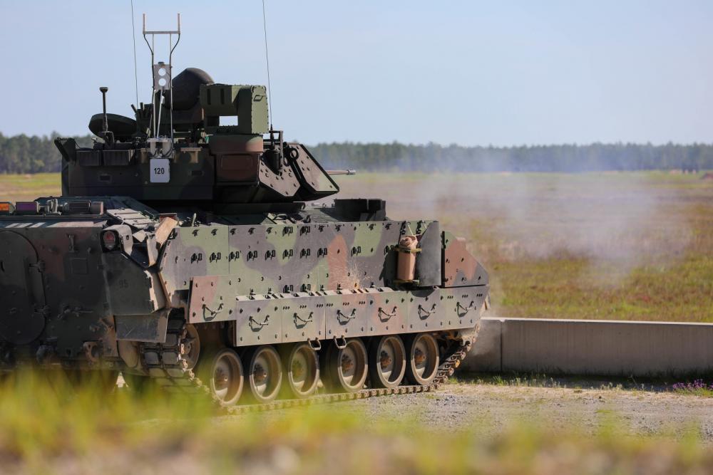 First unit gets modernized Bradley Fighting Vehicle