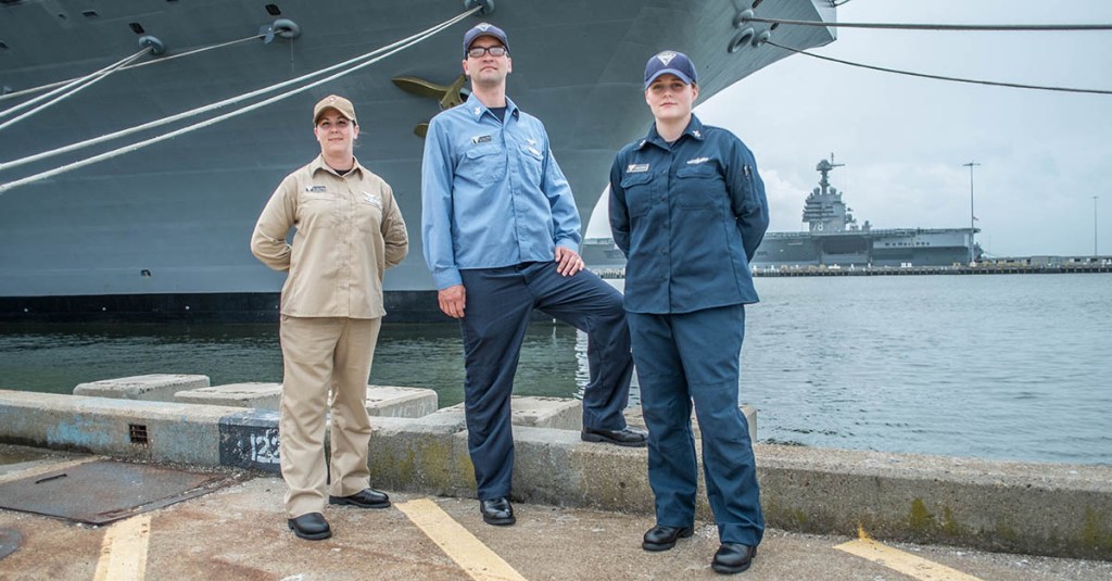 Take a look at the working uniforms the Navy is testing for sea-duty sailors