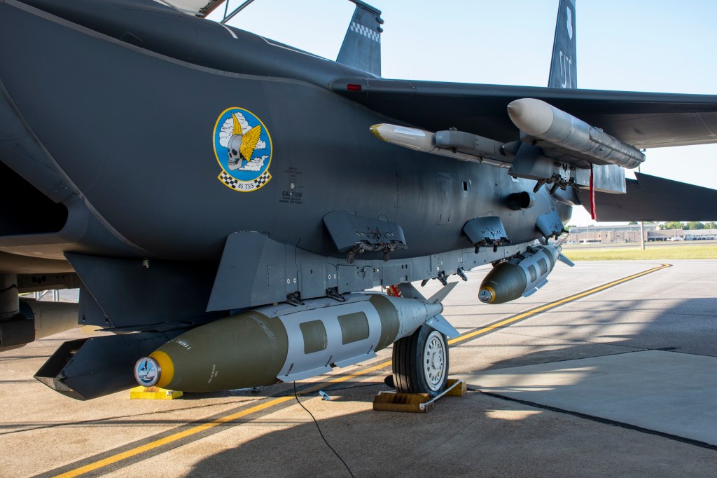 Ship-killing guided bomb put to test as Air Force sinks cargo vessel