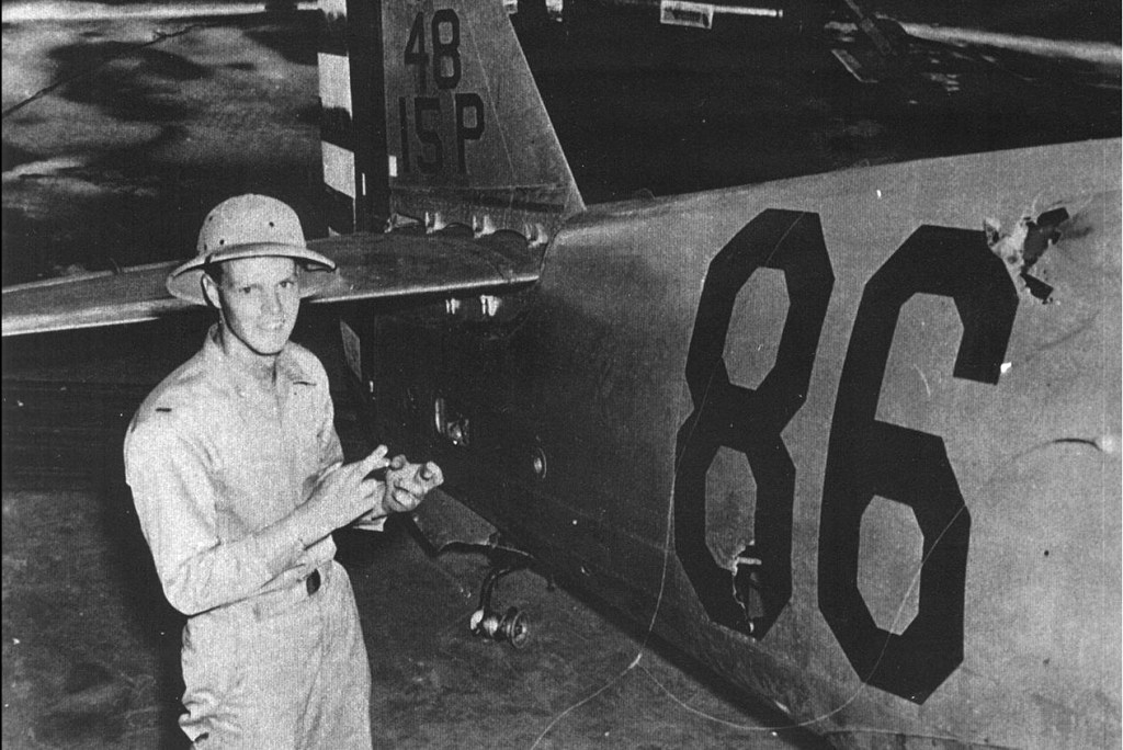 The pajama pilot over Pearl Harbor
