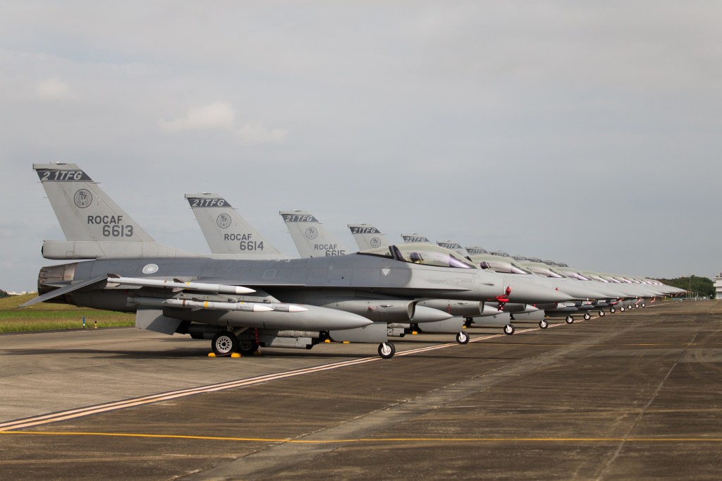 Taiwan commissions first upgraded F-16 fighter wing