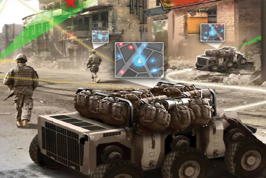 One of these four robot vehicles could take the load off Army squads