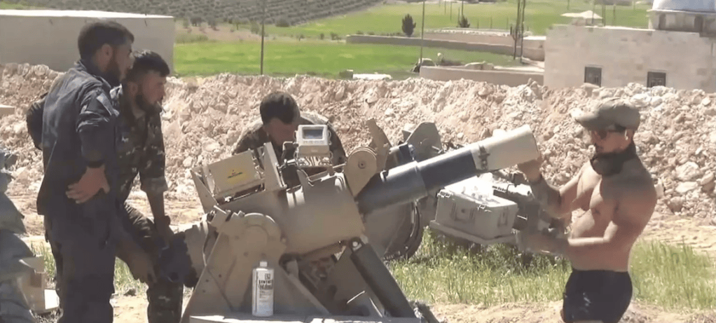 Check out the high-tech mortar system US forces set up in Manbij