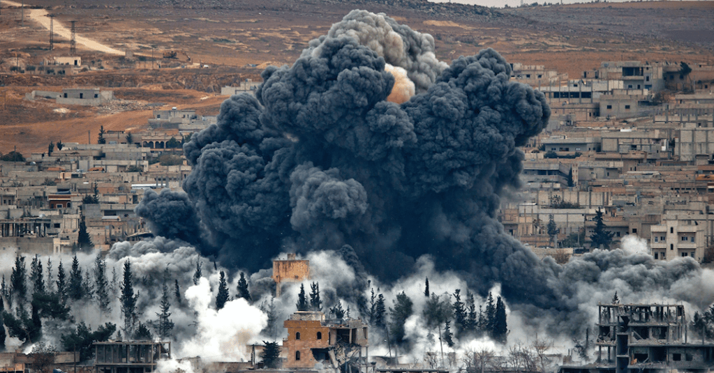 US strikes on Syria pose risk of conflict with Russia
