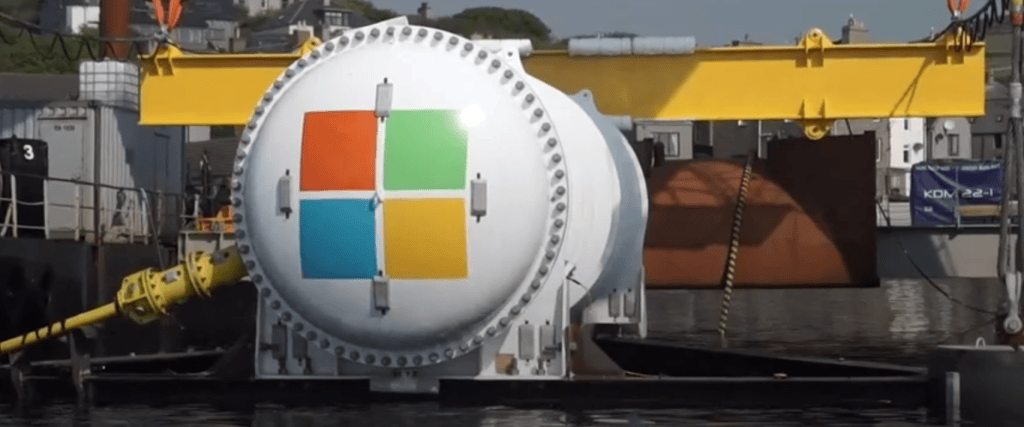 Microsoft tests putting the cloud under the ocean