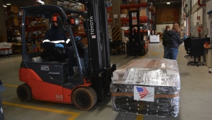 Army Europe delivers supplies to northern Italy