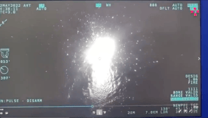 Ukraine says its drones hit Russian fast boats at sea