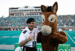 Meet the cadet who serves as West Point’s mascot: ‘BlackJack’ the mule