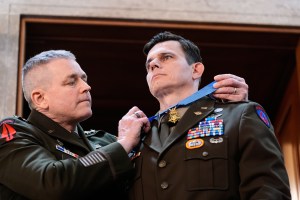Army helicopter pilot wounded during Maduro raid receives Medal of Honor during State of the Union