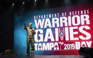 How Jon Stewart saved the Warrior Games from the clutches of an evildoer!