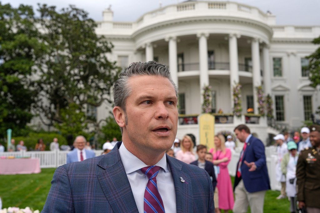 Hegseth changes Pentagon green room into impromptu makeup studio