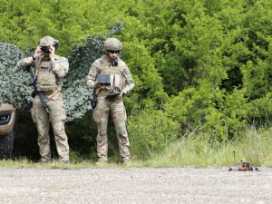At French Army FPV competition, NATO soldiers race drones and swap tips