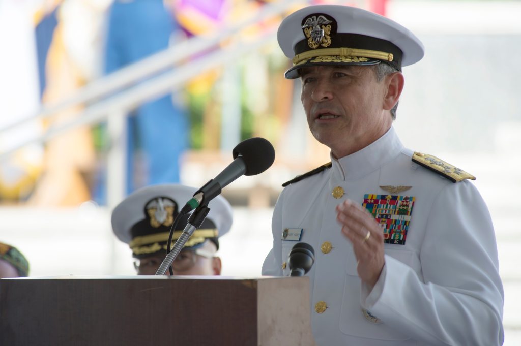 Adm. Harry Harris, the military’s hard-line commander in the Pacific, comes to Capitol Hill