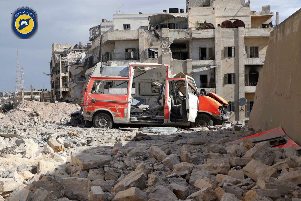Syria’s intense bombing campaign targets civil defense centers
