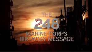 Video for Marine Corps’ 248th birthday emphasizes combat readiness