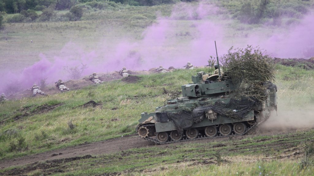 Multinational live-fire exercise lights up Romanian countryside in show of force