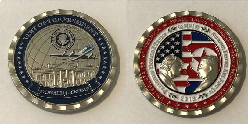 Here’s the challenge coin for the North Korea-US summit that never was