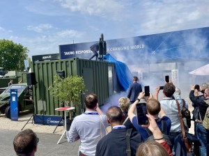 Rheinmetall pitches shipping container that can spit out swarms of attack drones