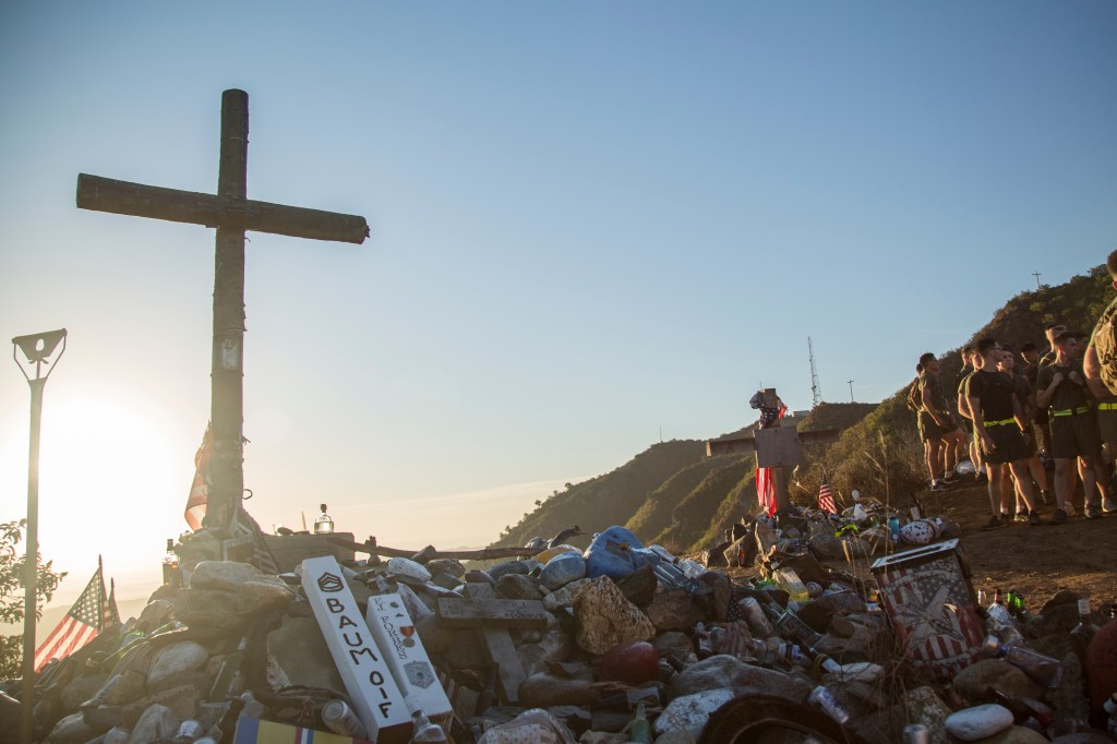 What makes a war memorial? Marines upset over removal of beer cans around Camp Pendleton’s Horno crosses