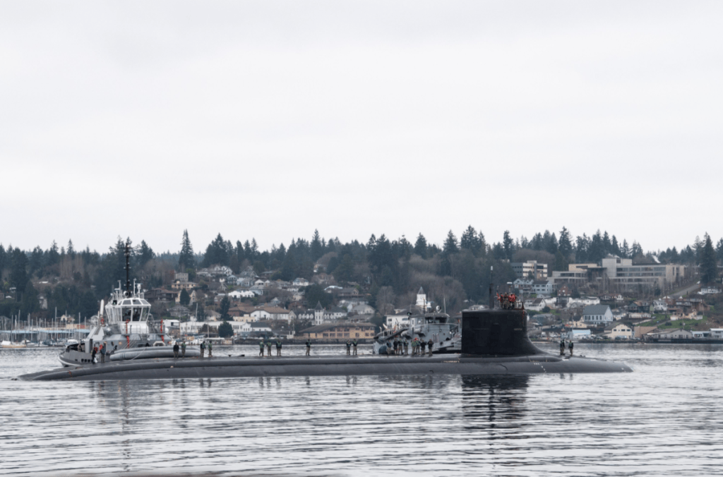 Here’s the damage the submarine Connecticut sustained when it hit an undersea mountain