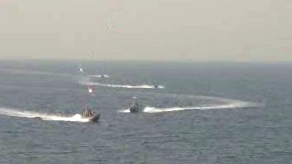 Iranian boats escalate confrontations with U.S. Navy