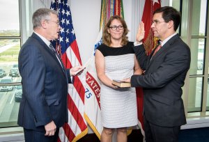 Mark Esper sworn in as 23rd Army secretary