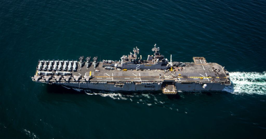 Two Iranian fast boats approach US warship while CENTCOM commander is on board