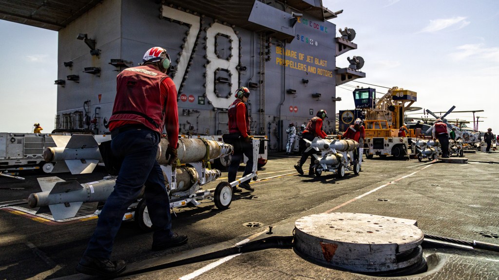 USS Gerald R. Ford docks in Greece for port call after fire