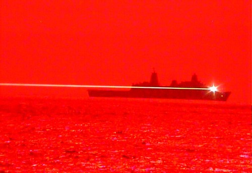 Watch this ship-mounted Navy laser shoot down a drone