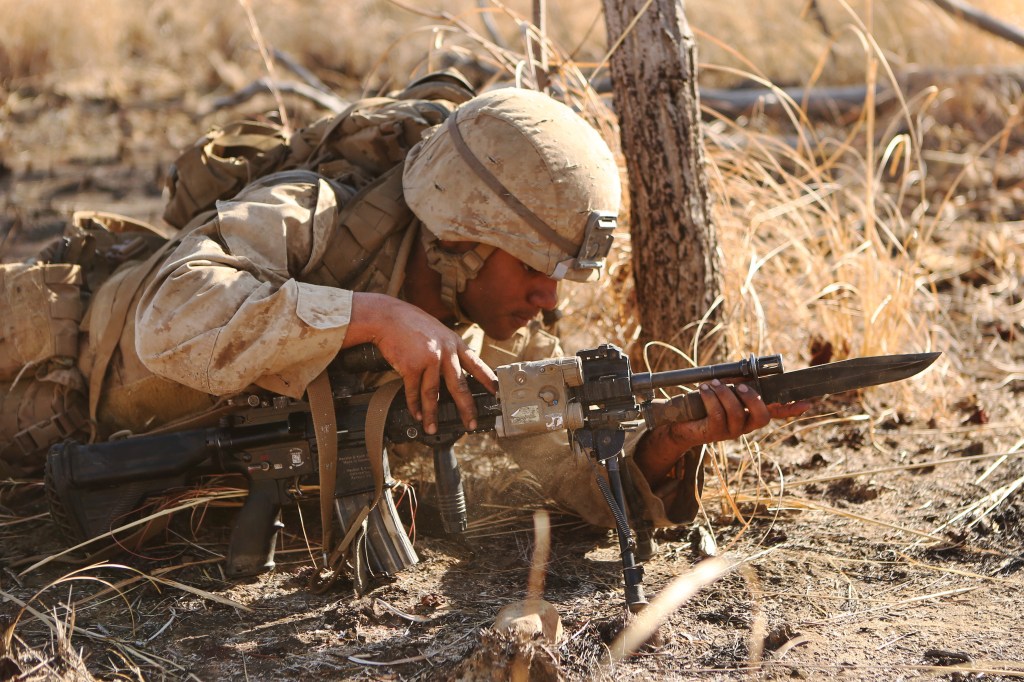 Bayonets, hot coffee and dry socks: Marines still rely on low-tech gear