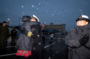 USS Nimitz returns home for likely last time before retirement