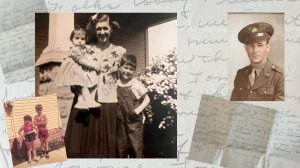 My grandpa was killed in World War II. I met him through his letters home.