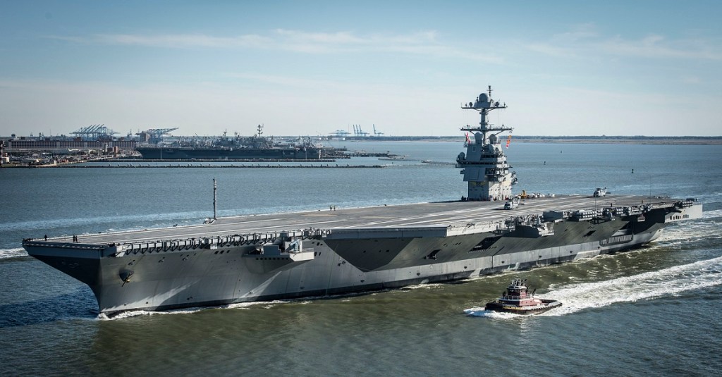 US Navy asks Congress to shift millions of dollars to fix high-tech supercarrier