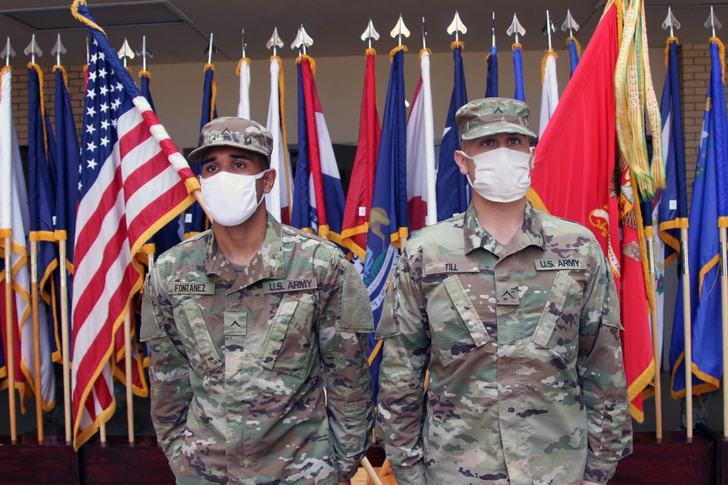 Fort Sill trainees who stopped a suicide attempt receive promotions in basic
