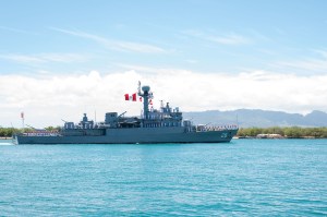 Army medical troops helped save Peruvian sailors after fire broke out