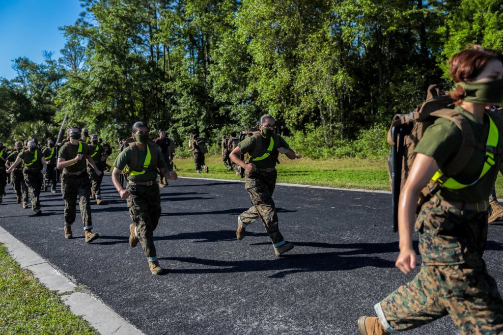 The Corps has halved the number of recruits shipping to boot camp and wants them to self-isolate for 14 days