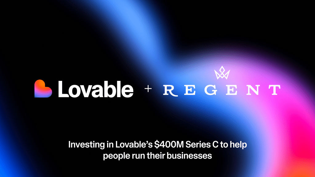 Regent Invests in Lovable’s $400 Million Series C