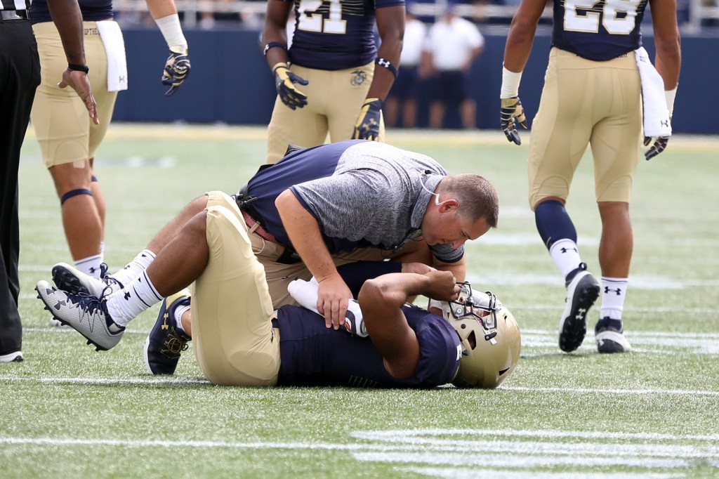 Navy starting quarterback Tago Smith out for season with torn ACL