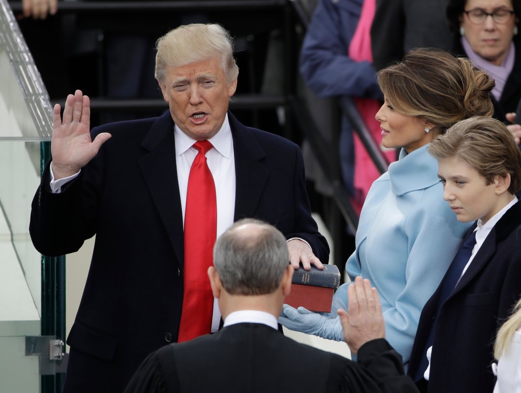 Trump takes charge: Sworn in as nation’s 45th president