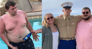 Recruit who dropped nearly 150 pounds to join the Corps is now a Marine