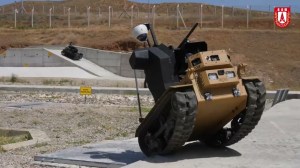 Four robotic vehicles compete for Turkish military contract