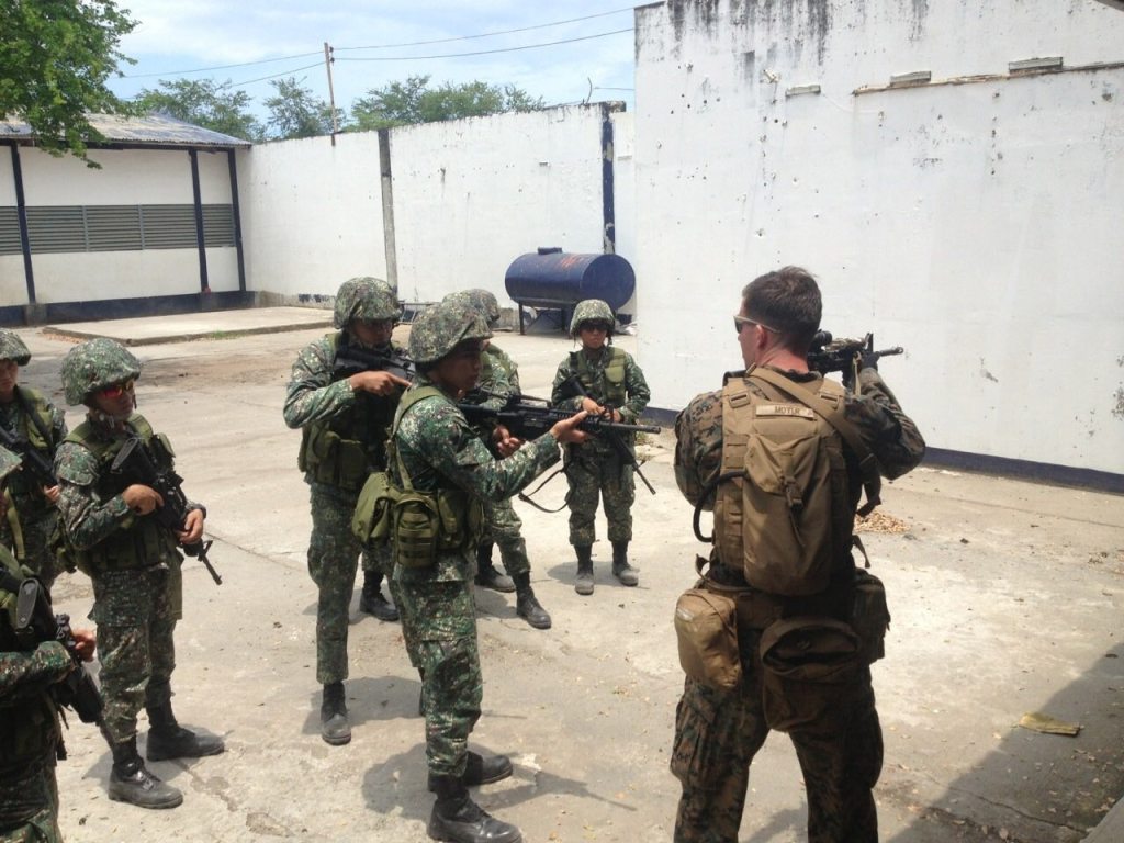 US Marines hold joint training with Philippine troops amid escalating tension