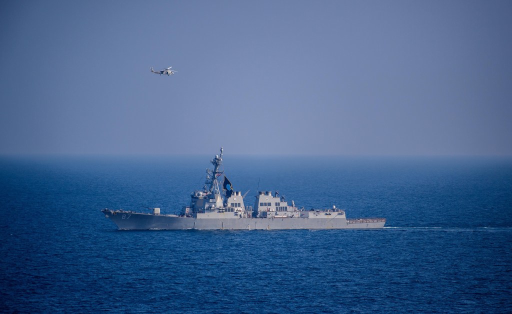 Destroyer USS Mason shoots down drone, anti-ship missile in Red Sea